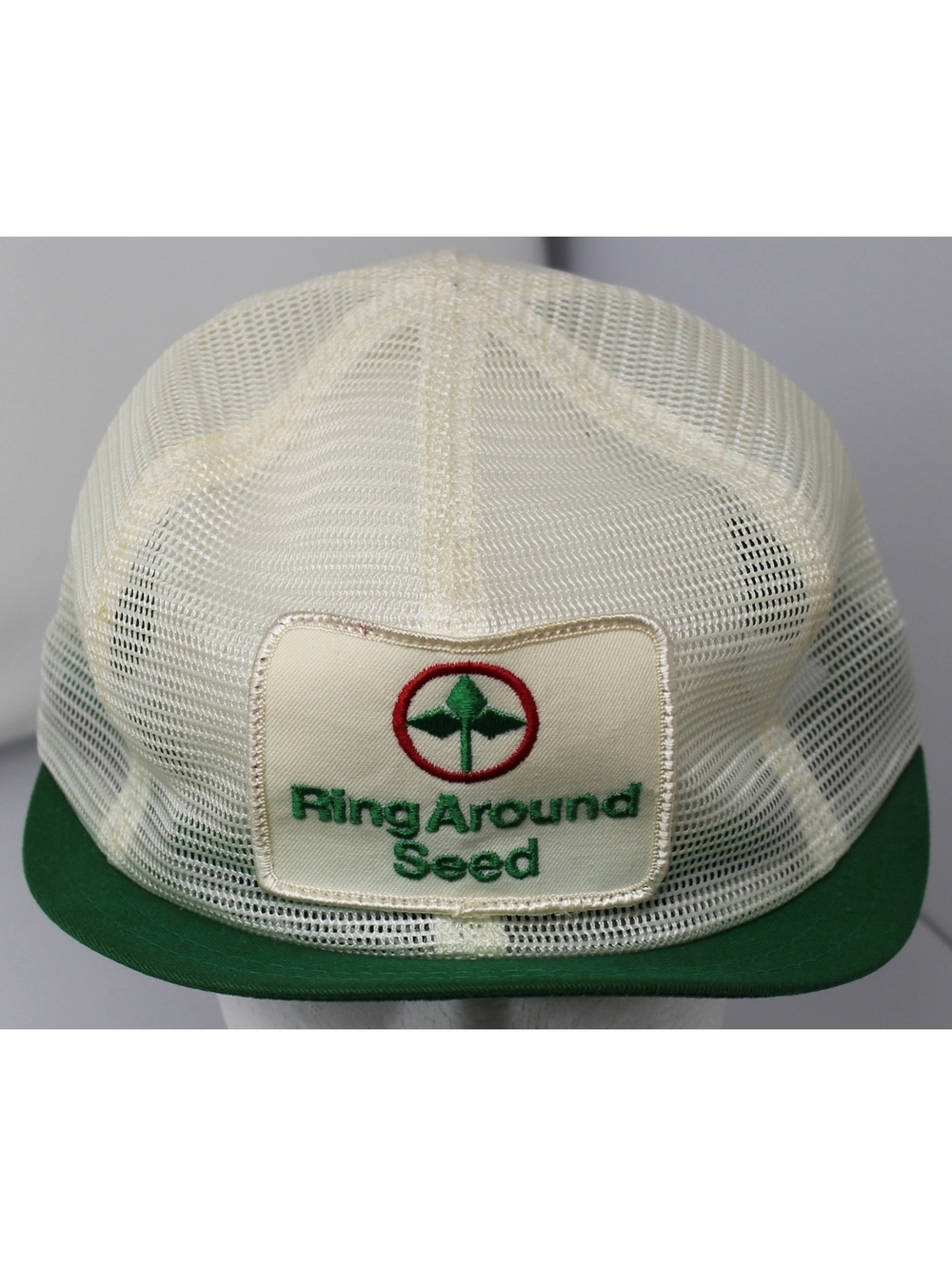 VTG Ring Around Seed ShortBrim Patch Trucker Hat K-Brand K-Products Snapback Cap